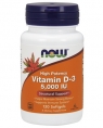 NOW Vitamin D-3 5,000 IU, 120 кап